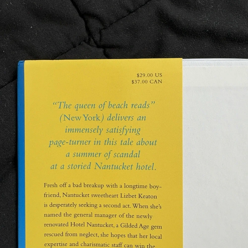 The Hotel Nantucket Elin Hilderbrand Hardcover FIRST EDITION Good Used Condition